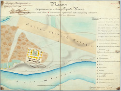 Kauno apylinkės planas 1842
