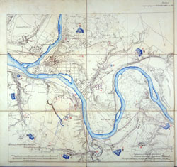Kauno tvirtovės planas 1887