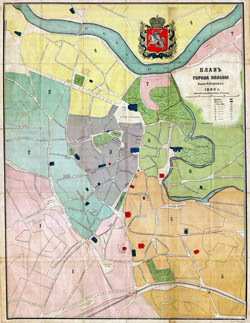 Vilniaus planas 1890
