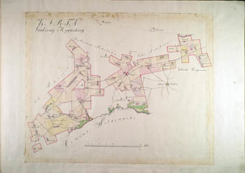 Karta gubernii Krynskiey 1780