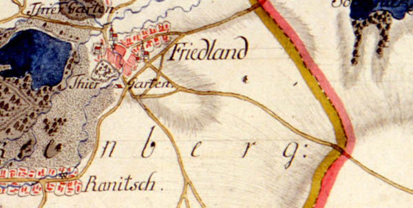 Christian Friedrich von Wrede map