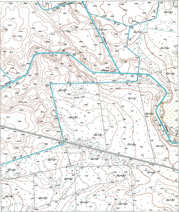 Советская карта 1:5000