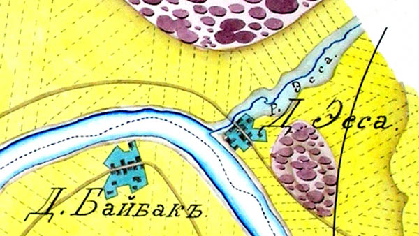 The general plan of the river Nemunas from the city of Kovno to the border of Prussia