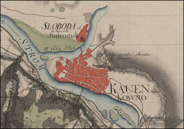 Kauno planas 1795