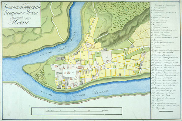 Kauno planas 1798