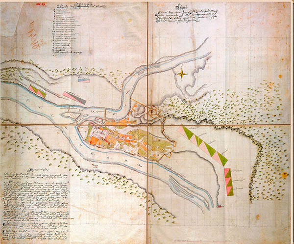 Kauno planas 1714