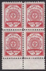 Latvian stamps 1918