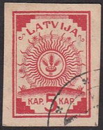 Stamp on map