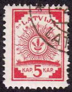Latvian stamp
