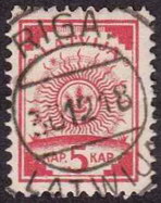 Latvian Stamp