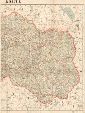 Latvijas karte 1:400000