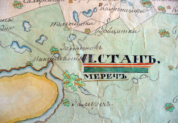 Карта Ковенского уезда Виленской губернии