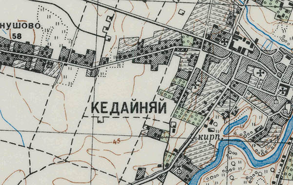 RKKA maps 1:25000
