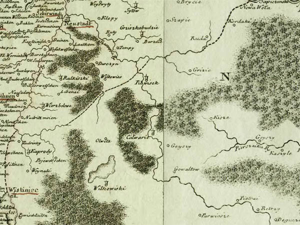 Regni Poloniae, Magni Ducatus Lituaniae Nova Mappa Geographica concessu Borussorum Regis 