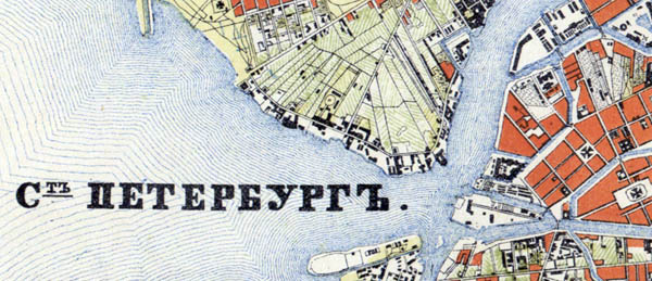 Sankt Peterburgo žemėlapis