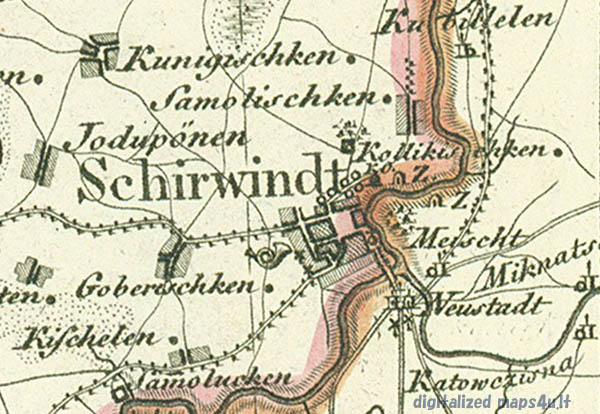 Karte von Ost-Preussen nebst Preussisch Litthauen und West - Preussen nebst dem Netzdistrict.