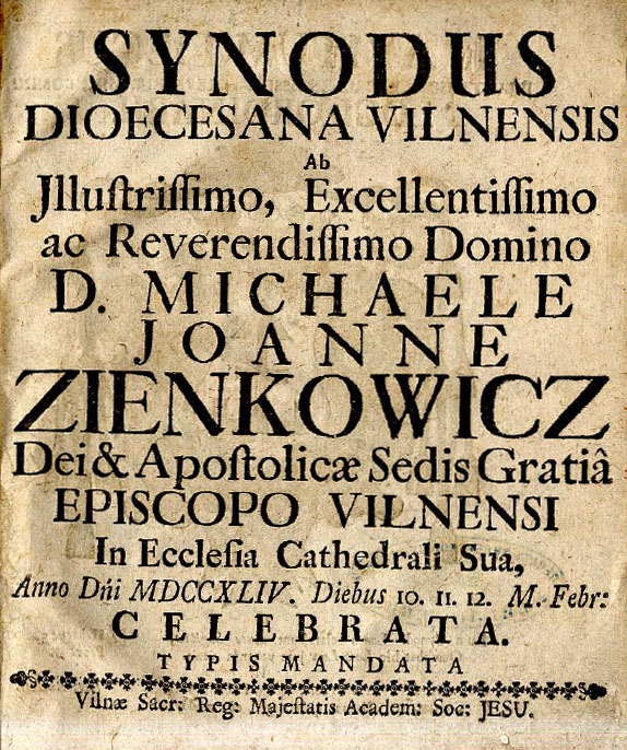 Synodus Vilnensis 1744