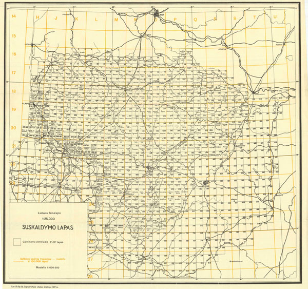 index of Lithuania maps